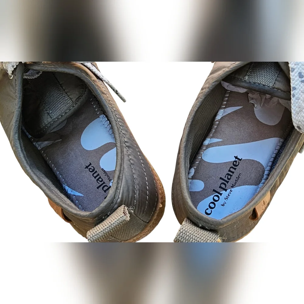 Cool Planet by Steve Madden Shoes Sneakers Chunky Sole & Puffer Recycled Fabric - Picture 5 of 12